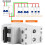 2P 32A Solar Energy Switch Miniature Circuit Breaker 250V DC Low-Voltage Miniature Air Circuit Breaker for Solar Panels Grid System 5
