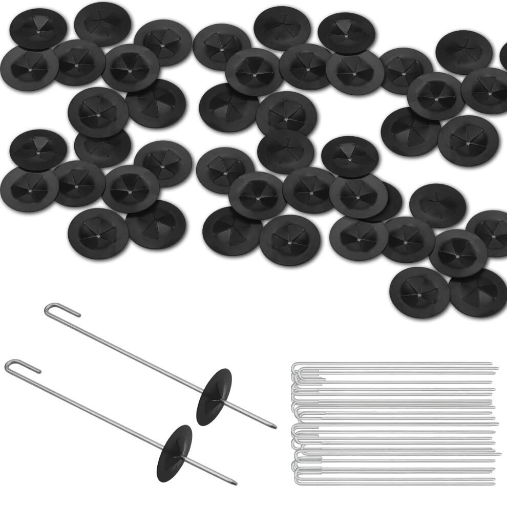 50Packs Solar Panel Guard Clips Animal Guard Roll Kit Animal Guard Fastener Solar Panel Bird/Critter Guard Fastener Clips Wire Mesh Fastener (25 Mm) 768447686354