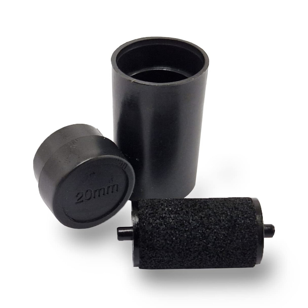 Price Labeller Roller Compatible with M8-22 Pricing Gun Ink 1 Line Black Replacement Cartridge 20mm (Pack of 10)