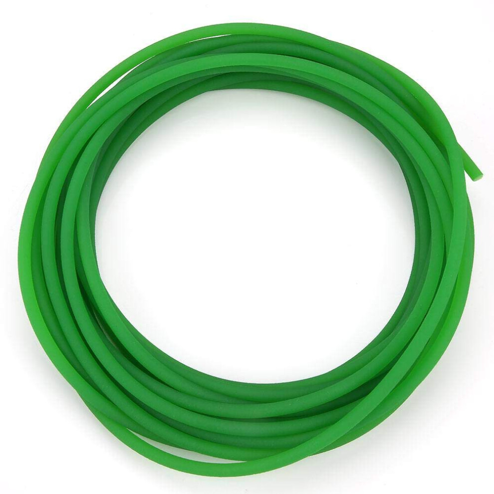 Polyurethane Conveyor Belt Rough Surface Pu Urethane Round Belt Roll For Drive Transmission(6Mm*10M) Green 736342259638