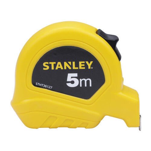 STANLEY Cinta plástica Stanley STHT36127-812 de 5m (Amarillo) 2