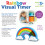 Learning Resources Rainbow Visual Timer for Kids, Sensory Timer for Autism, ADHD, 5 Time Increments, Light or Dark Mode, Ages 3+ 6