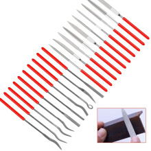 20 Pcs Diamond Needle File Set, 140mm Mini Modelling Riffler Files Mini Diamond File Set Diamond Coated Riffler File Jewelers Hand Files Tool Kit for