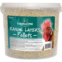 Range Layers Pellets Chicken Feed 3.5kg / 5L Tub – Chicken Food for Hens and Laying Poultry, Ducks, Geese, Bantams – 100% Natural Chicken Pellets