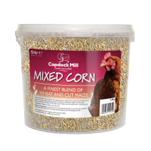 Mixed Corn Poultry Feed 3.5kg / 5 Litre Tub – Poultry Food for Chickens and Adult and Laying Poultry, Ducks, Geese, Bantams – 100% Natural