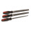 Hilka 69800003 3PC Engineers File Set, Black/Silver, 8" 1