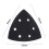 4PCS 93mm 6 Holes Hook Soft Interface Pad Triangle Sanding Loop Sponge Cushion Pad for Sanding Machines Impact-Resistant Noise Reduction 4