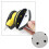 4PCS 93mm 6 Holes Hook Soft Interface Pad Triangle Sanding Loop Sponge Cushion Pad for Sanding Machines Impact-Resistant Noise Reduction 5