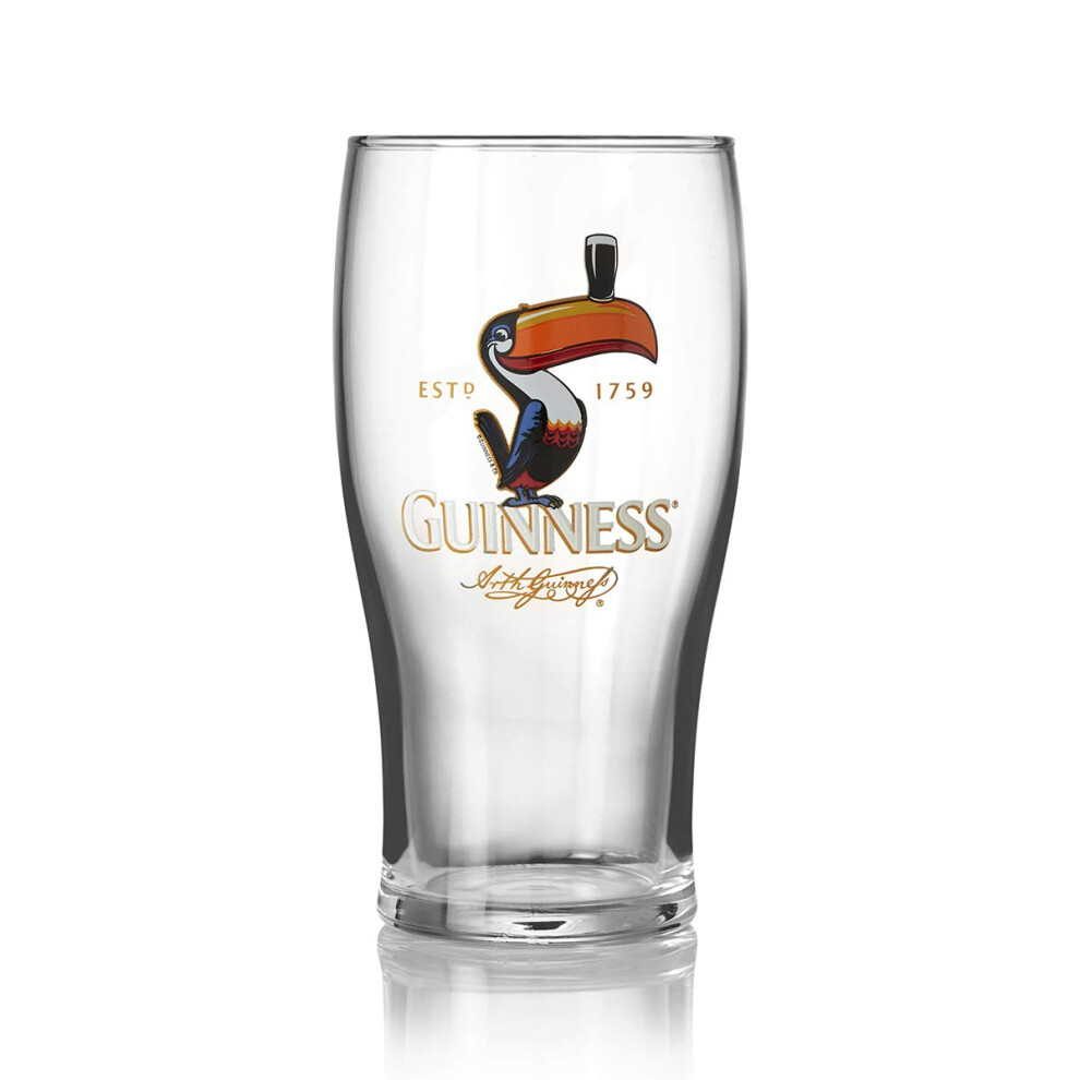 Official Toucan Beer Glass, Classic Memorabilia (600ml)