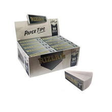 Silver Rolling Paper Filter Tips - 50 Booklets x 50 Roach Tips