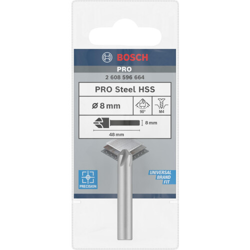 Bosch 2608596664 8/M3/48/6 mm Countersink Bits 1