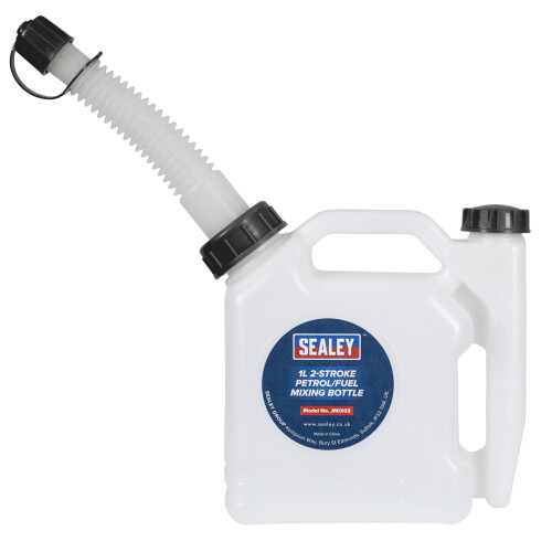 Sealey 1L 2-Stroke Fuel Mixing Bottle, White 2