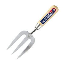 3060WF Neverbend Stainless Steel Weed Fork, Blue, 26 x 7.5 x 5 cm