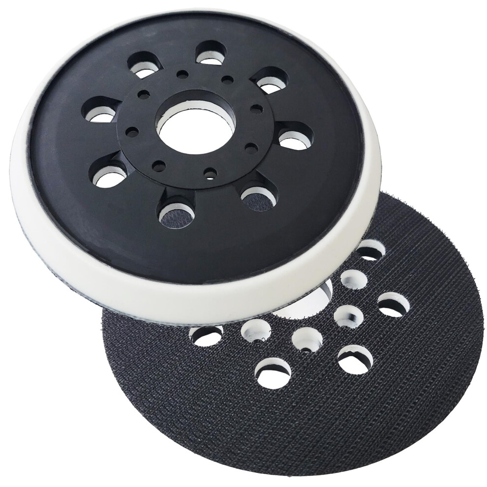2 Pcs 125mm Hook and Loop Sanding Backing Pad Replacement Part Compatible With Bosch PEX220 PEX220A Skil 7402 7490 OE: 2609000750