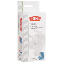 Replacement Straws for 12 Ounce Funtainer Bottle, Clear, one Size (F401RS6)