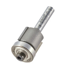 Professional Guided Trimmer, 1/4 Inch Shank, 18.2mm Cut Diameter, 14mm Cut Length, 18.2mm Bearing, Tungsten Carbide Tipped, 46/211X1/4TC