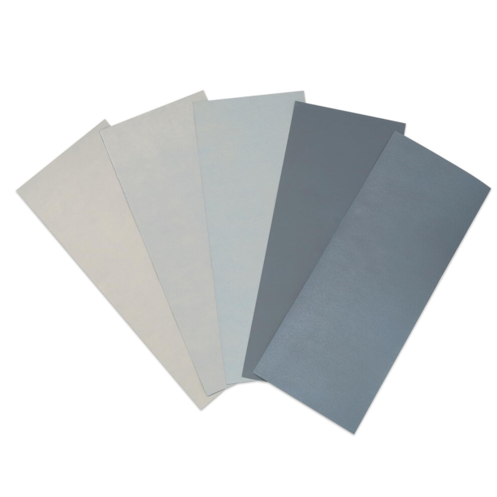 50Pcs Polishing Sandpaper 2500/3000/5000/7000/10000 Grit Waterproof Sandpaper Abrasive Sanding Paper Sheets for Polishing Metal Glass Stone Jade