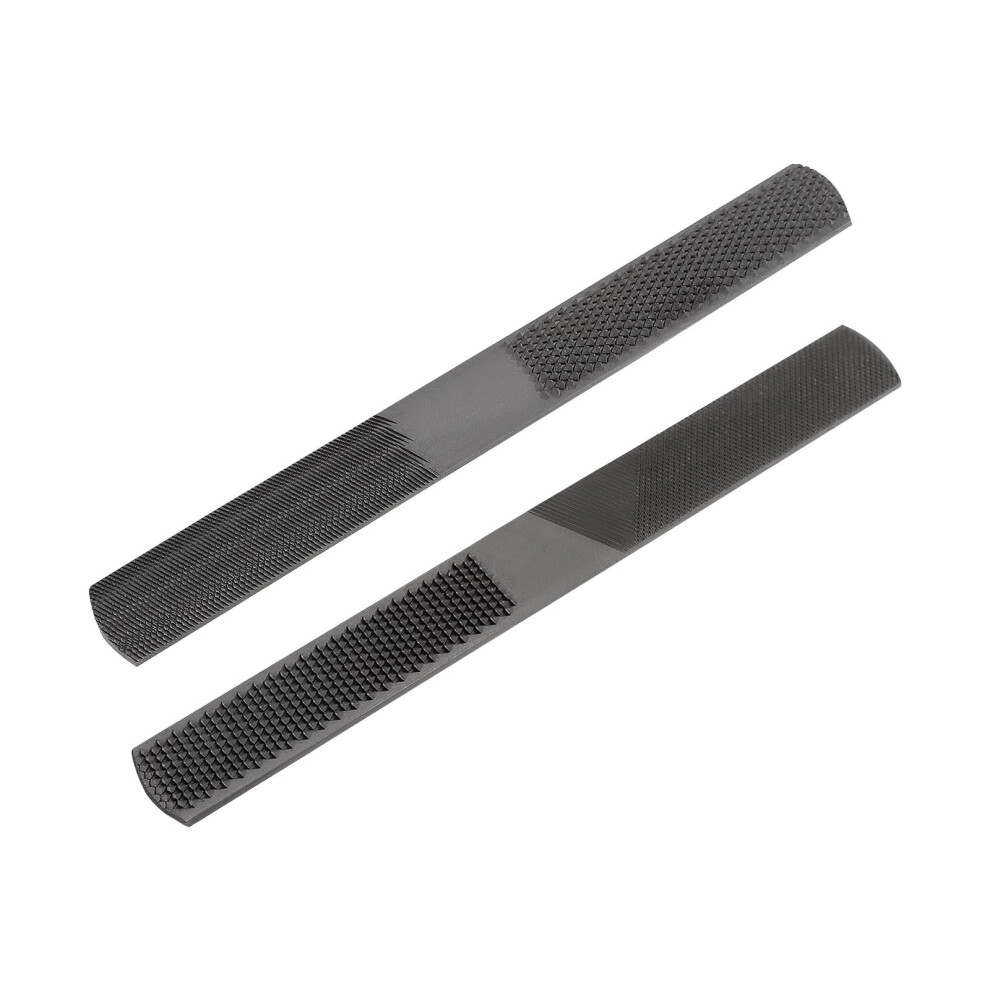 2 Pcs 200Mm Multi-Function 4-In-1 File High Carbon Steel Woodworking Files 4 Way Carpentry Carving Rasp File For Wood Soft Metal Plastic 6942343610567