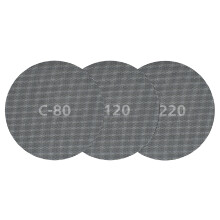 5 Easy-Fix Sanding Pads for Plasterboard, Ø 225 mm, grain 80 I 5617000