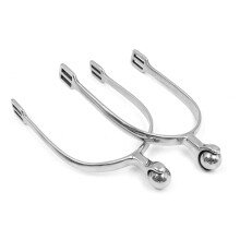 Horse Spurs Stainless Steel Spurs with Soft Gentle Roller Ball for Equestrian Boots Men Rider Horsemanship Lovers