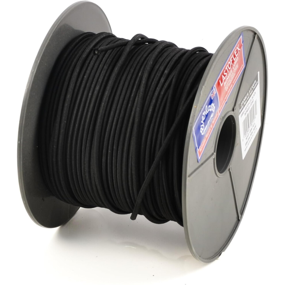 'Lastoflex' Elastic Shock Bungee Cord Rope Black 4Mm X 20M 5010467021048