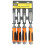 Rolson 56135 4pcs CRV Wood Chisel Set, Black/Orange 1