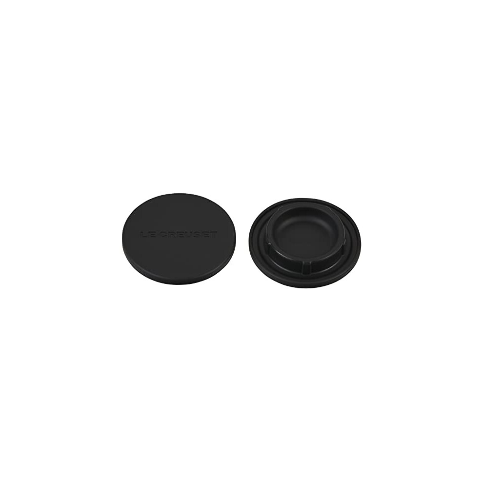 Set Of 2 Silicone Mill Caps, Silicone, Black Onyx, 93010800140200