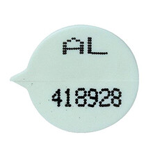 Security Seals Numbered Round White (Pack of 500) WSealNO, 15mmX 9mm