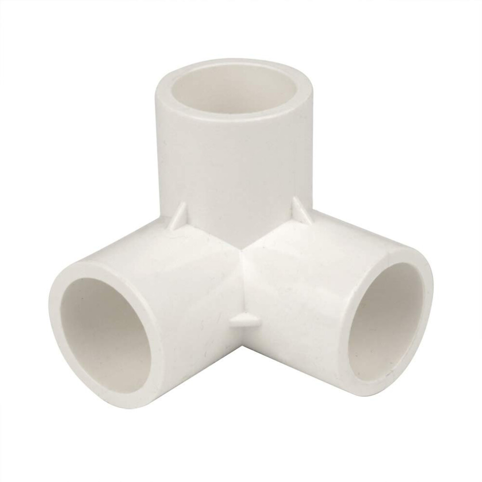 10Pcs 3 Way Inner Diameter 25Mm Pvc Fitting Build Heavy Duty Greenhouse Frame Furniture Connectors 748476622240