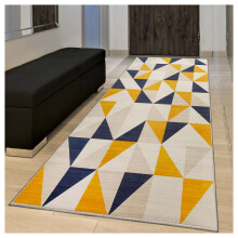 (80 x 150 cm- Printed Large Runner Rug, Brio) Living Room Runner Rugs Printed Carpets Floor Mats