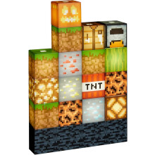 Minecraft Building Block Light Desk Lamp Bedroom Ningt Lights Kids Sleeping Light Game