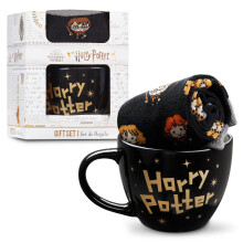 Mug and Socks Gift Set, Official Merchandise (Hogwarts)