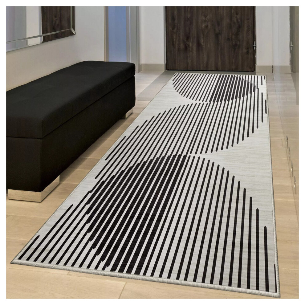 Aspire Homeware (80 X 150 Cm- Printed Large Runner Rug, Jett) Living Room Runner Rugs Printed Carpets Floor Mats