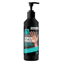 Super Protect Pre-Work Barrier Hand Cream Moisturiser, Non-greasy, Fragrance-free, 1L Pump Top Bottle