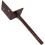Heavy Duty Post Support, 75 mm Length x 75 mm Width x 220 mm Height, Brown 1
