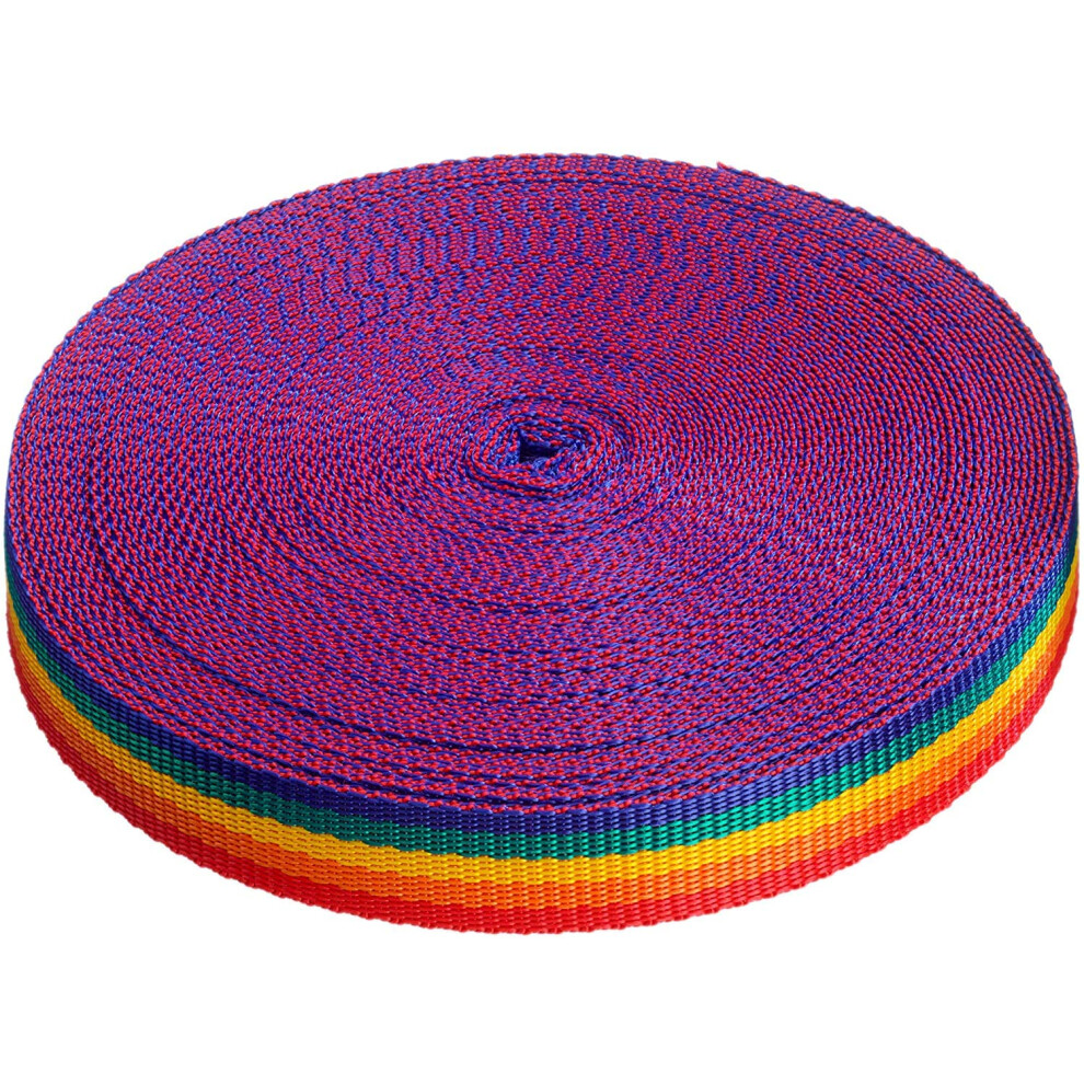 25mm x 50m bing Roll Polypropylene for DIY, Straps, Harnesses, Lashing and more 970lb