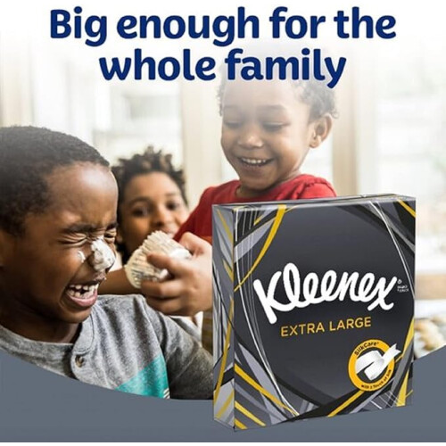 Kleenex Compact Box Extra Large 44 Tissues Pack of 2 1