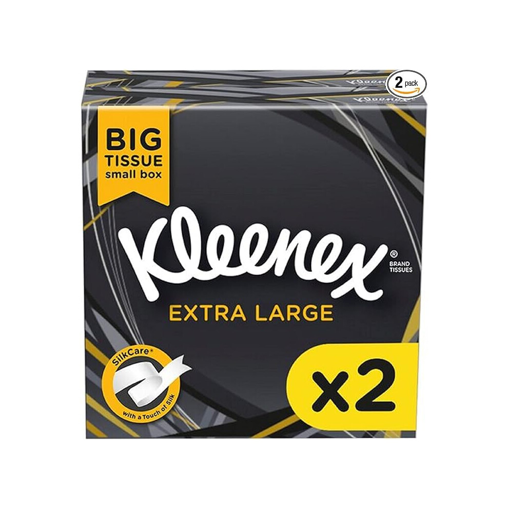 Kleenex Compact Box Extra Large 44 Tissues Pack Of 2