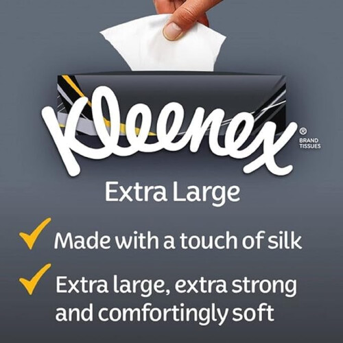 Kleenex Compact Box Extra Large 44 Tissues Pack of 2 2