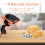 L5100Y Barcode Scanner USB Wired Long Range High Speed Laser Handheld 1D Bar Code Reader Plug and Play, Coral 4