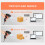 L5100Y Barcode Scanner USB Wired Long Range High Speed Laser Handheld 1D Bar Code Reader Plug and Play, Coral 6