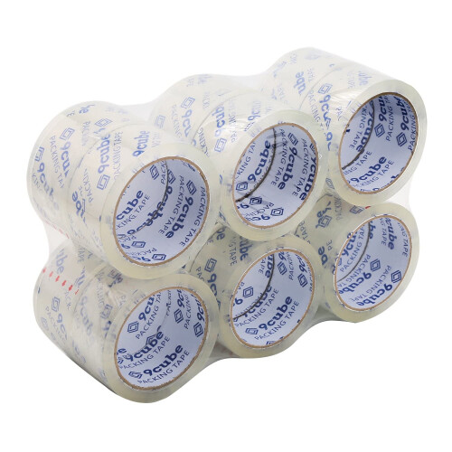 PAKIT Shipping Packing Tape - Clear - With Dispenser, 50micron 48MM X6 – The Kit Brands - View #9