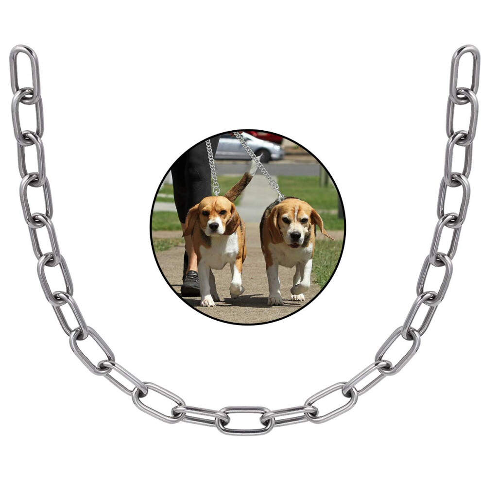Stainless Steel Link Chain, Ekunbuy 304 Stainless Steel Link Proof Coil Chain Heavy Duty Chains Cable Safty Towing Chain For Trailer Swing Hanging 792119904002