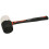 Hilka 62303032 32 oz Double Faced Rubber Mallet, White,black 1