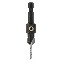 Snappy 9.5mm Tungsten Carbide Tipped Countersink with Adjustable 3mm HSS Pilot Drill, Ideal for 5mm Screws, Centrotec Compatible, SNAP/CS/3MMTC