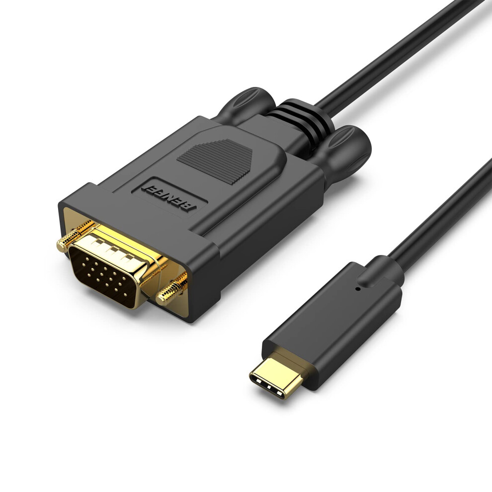 Usb C To Vga 1.8 Meter Cable, Usb Type-C To Vga Cable [Thunderbolt 3/4 Compatible] With Iphone 15 Series, Macbook Pro/Air 2023, Ipad Pro, Imac, S23, 6971785940215