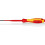 Knipex Screwdriver (Slim) for slotted screws burnished, insulating multi-component handle, VDE-tested 202 mm 98 20 35 SL 1