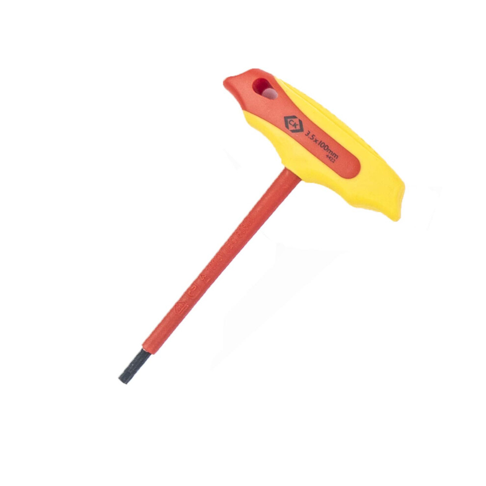 T4422 035 Vde T-Handle Hexagon Key 3,5 Mm 5013969246193