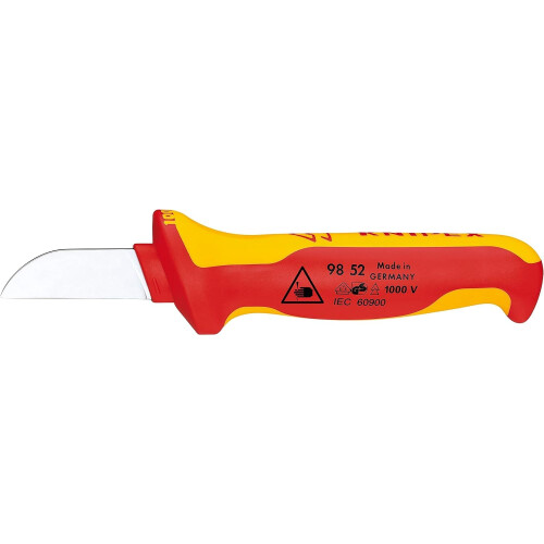 Knipex Cable Knife insulating multi-component handle, VDE-tested 190 mm 98 52