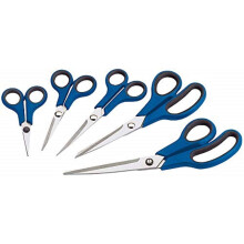 75552 5-Piece Soft-Grip Household Scissors Set,Blue